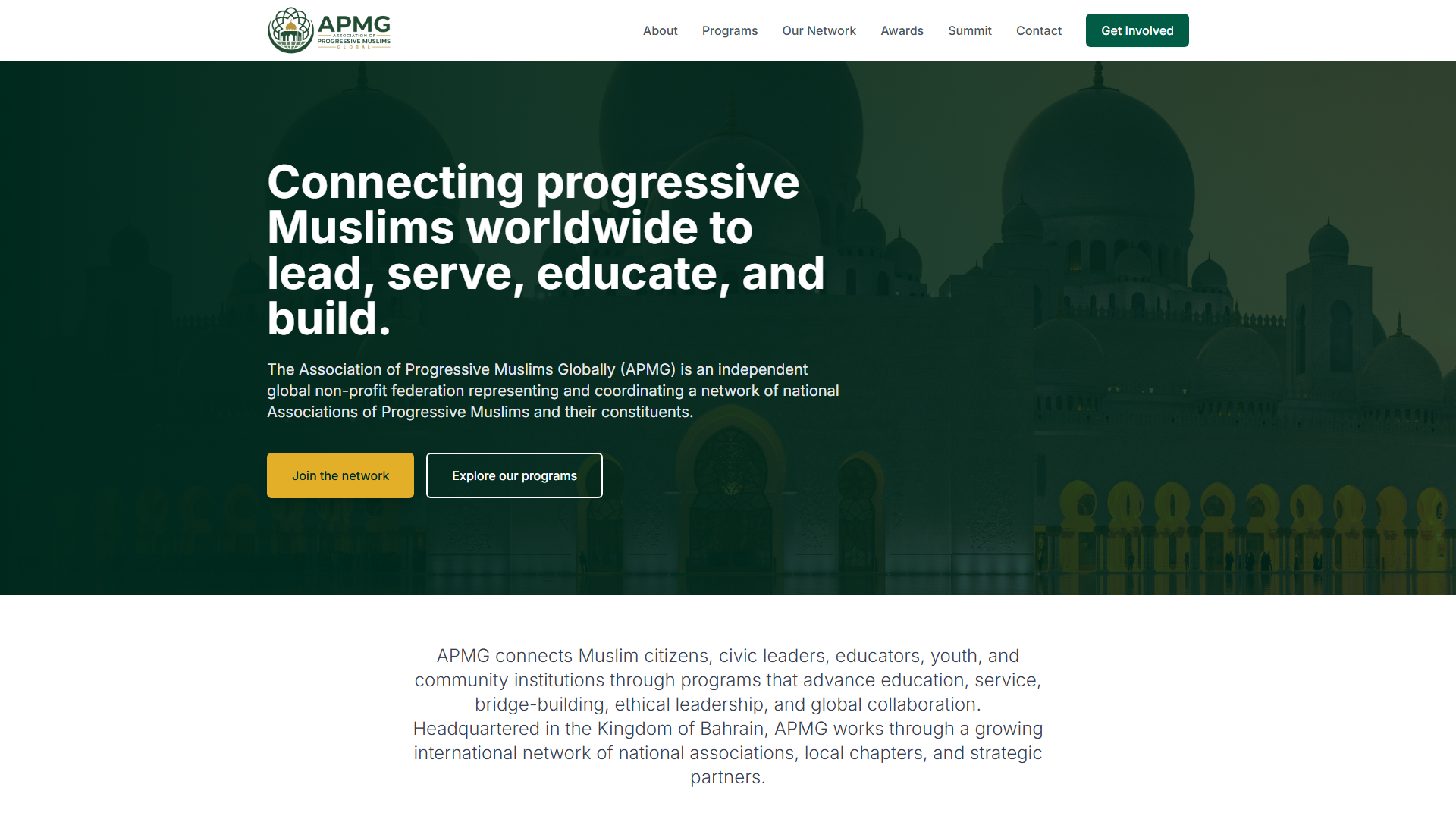 APMG hero connecting progressive Muslims worldwide